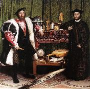 HEINTZ, Joseph the Younger Jean de Dinteville and Georges de Selve Spain oil painting artist